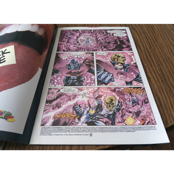 The Adventures Of Superman #571 October 1999 DC Comics - Picture 3 of 5